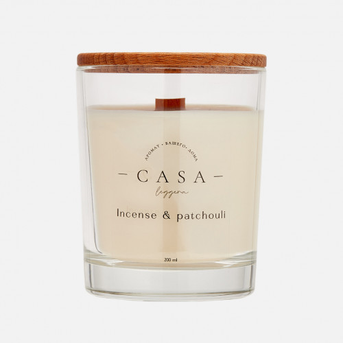 Свеча ароматическая Incense & Patchouli 200 мл