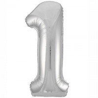 Цифра 1 серебро