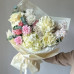 Авторский букет в нежной гамме с французскими розами № 96
