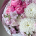 Авторский букет в нежной гамме  с розой Сильвой №86