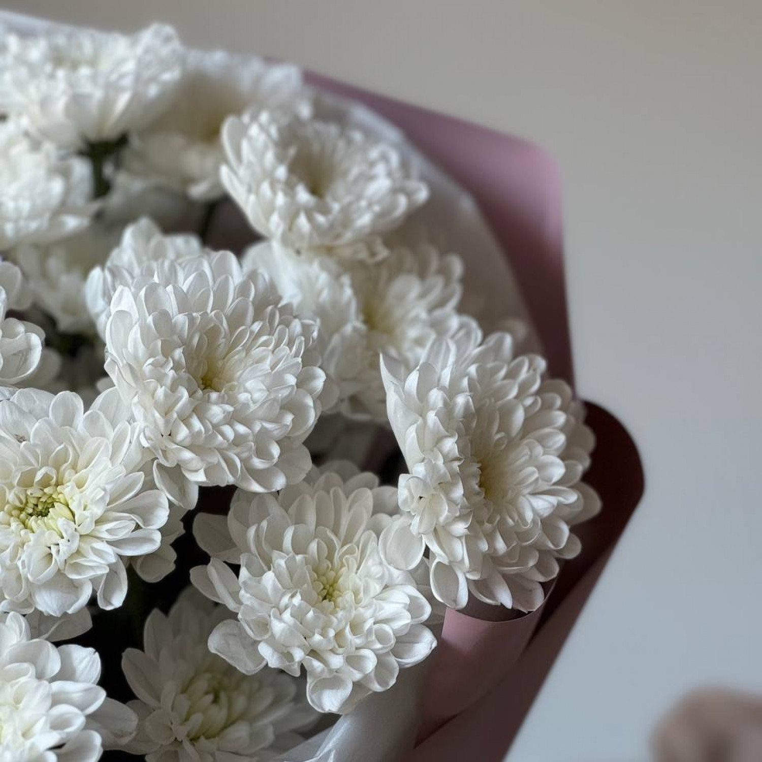 Монобукет из кустовой хризантемы Алтай