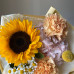 Авторский букет с подсолнухом  №100