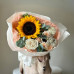 Авторский букет с Подсолнухом №106