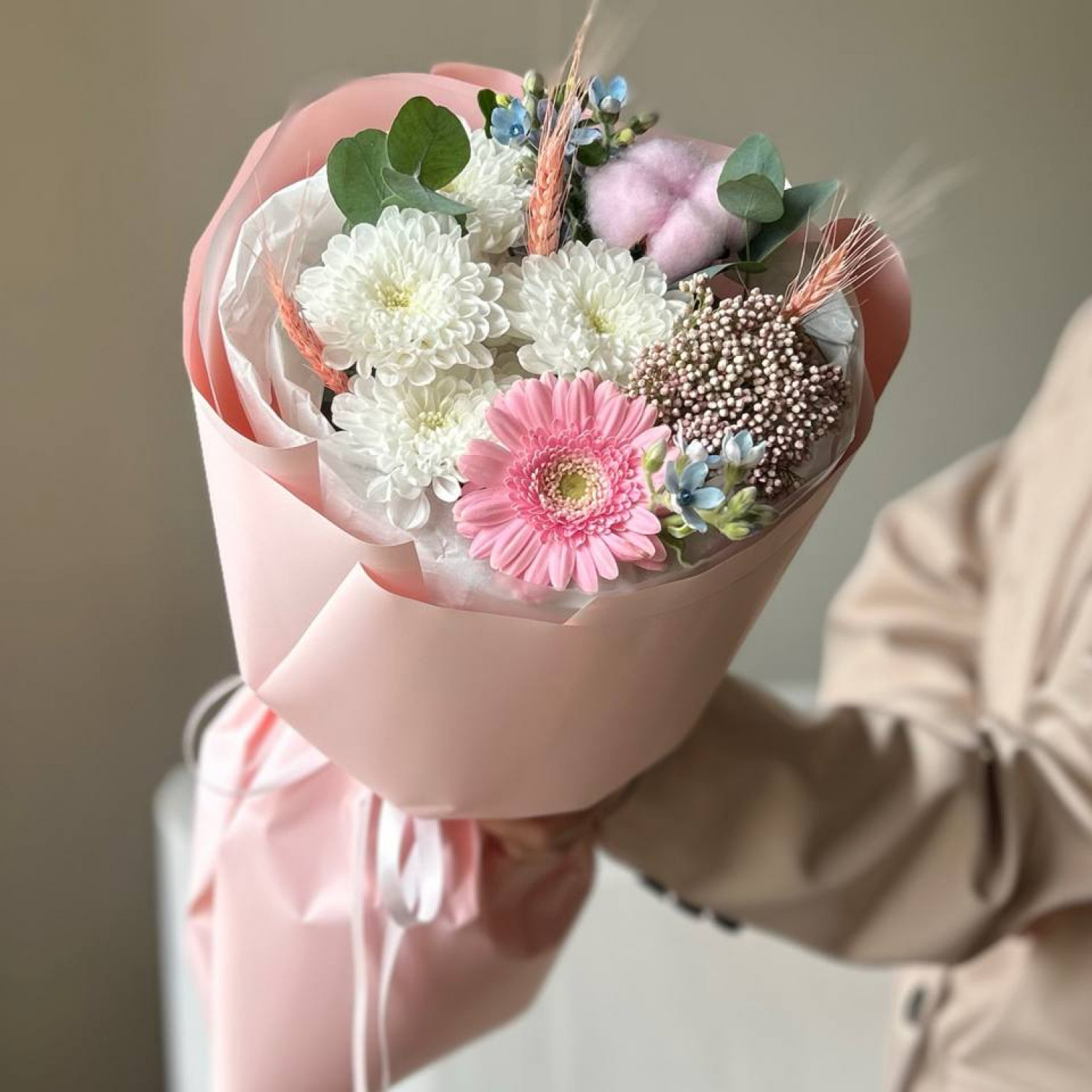 Авторский букет с герберой №110