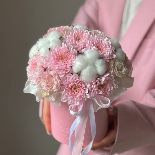 Нежная композиция в коробке 279