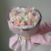 Авторский букет в нежной гамме с розовыми орхидеями 289