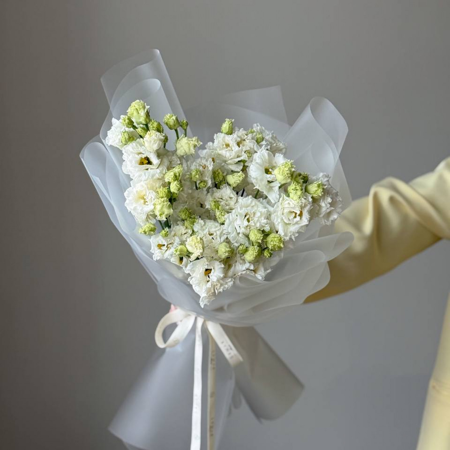 Монобукет из кружевной эустомы 253