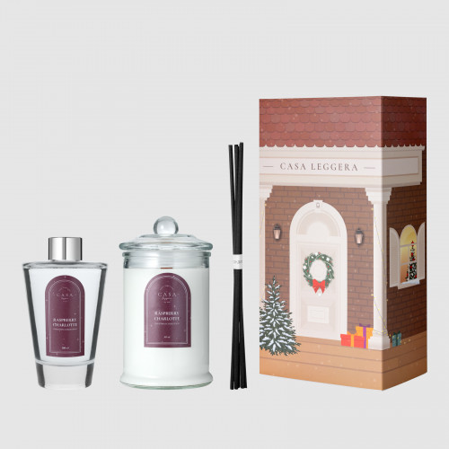 Набор новогодний подарочный Raspberry Charlotte Casa Leggera