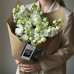 Монобукет из 5 белых Эустом