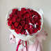 Монобукет из 35 красных Кенийских роз 40 см