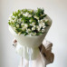 Монобукет из 11 белых Альстромерий