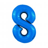 Цифра 8 синий