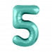 Цифра 5 мятный