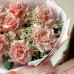 Букет из французских роз и ромашки №9