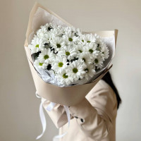 Букет из 5 кустовых хризантем Чик