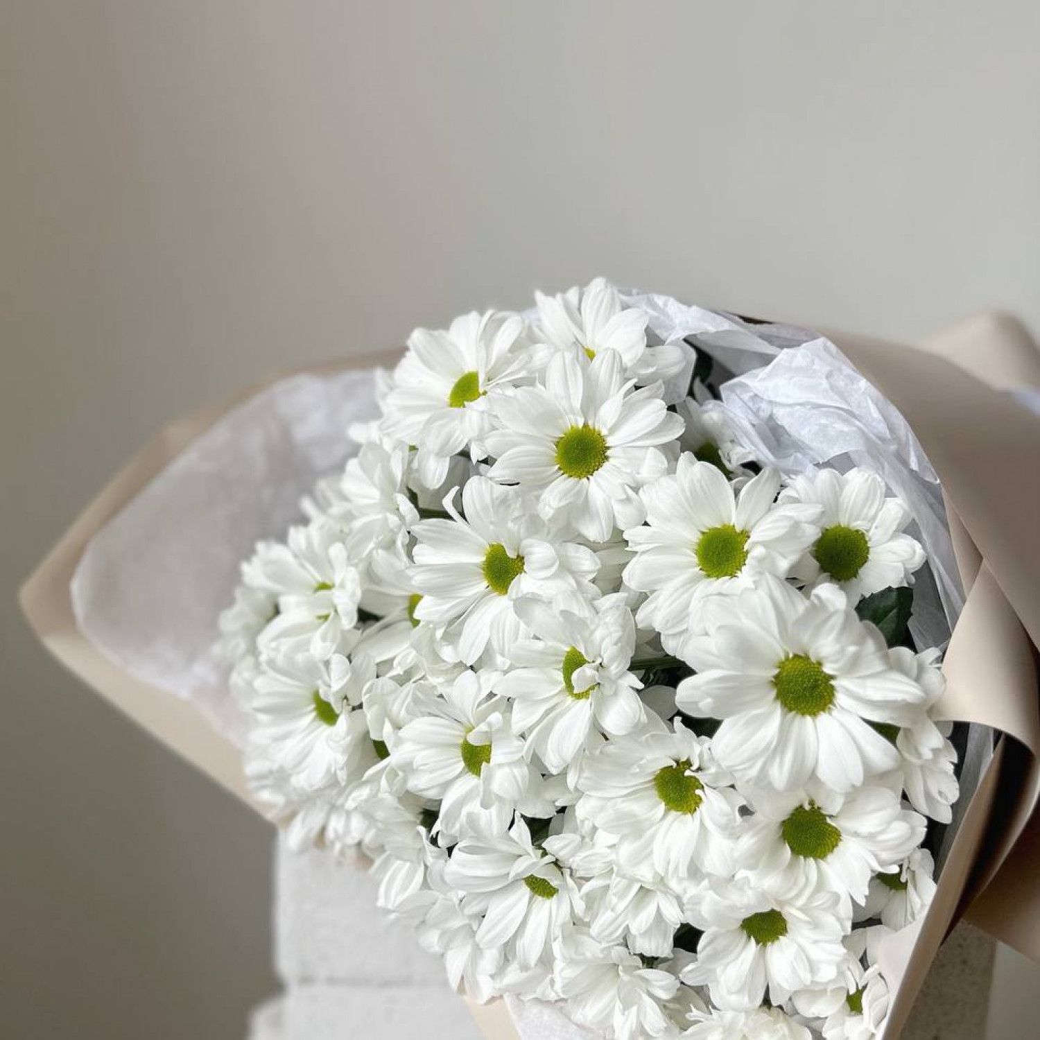 Букет из 5 кустовых хризантем Чик