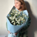 Сборный букет из Хризантем и Незабудок